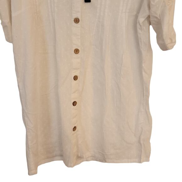 Club Z Collection White Coverup, NWT - Picture 3 of 8